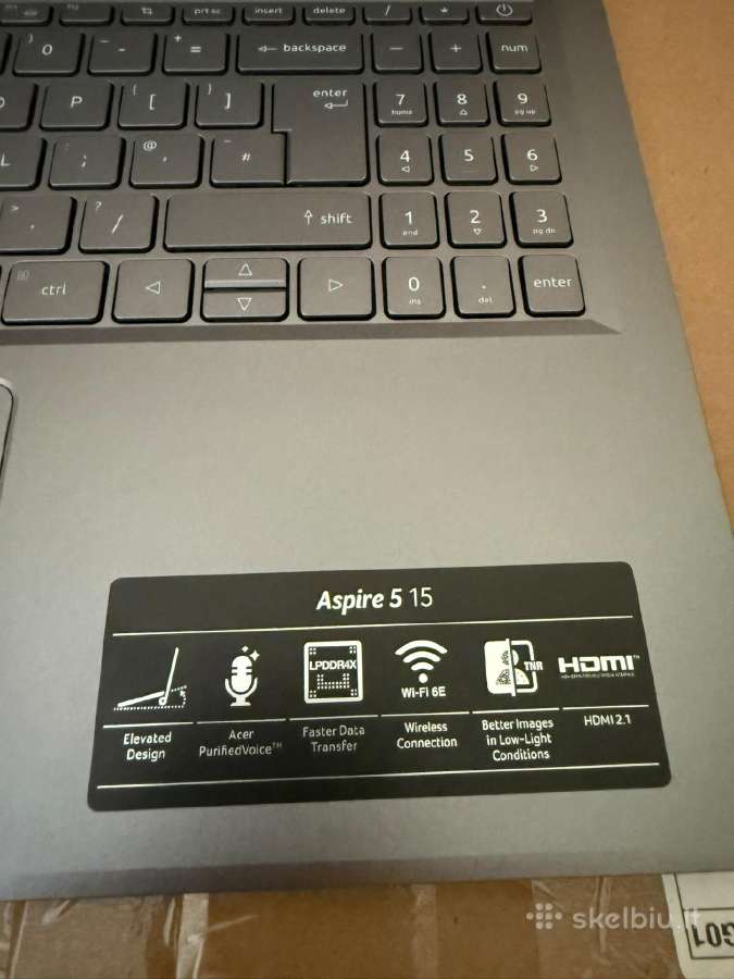Acer Aspire 5 15 A515-48m-r59k - nuotraukos Nr. 7