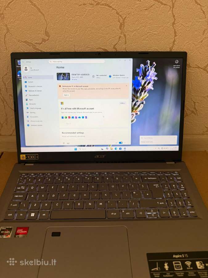 Acer Aspire 5 15 A515-48m-r59k - nuotraukos Nr. 11