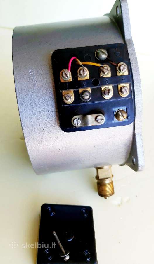 Elektrokontaktinis manometras Экм-1у, 0–1 kgf/cm² - nuotraukos Nr. 2