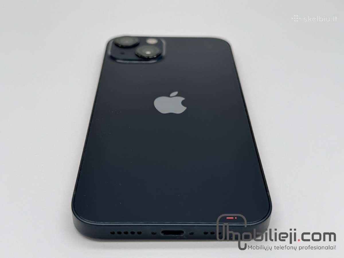 Puikios būklės Apple iPhone 13 256gb Midnight - nuotraukos Nr. 3