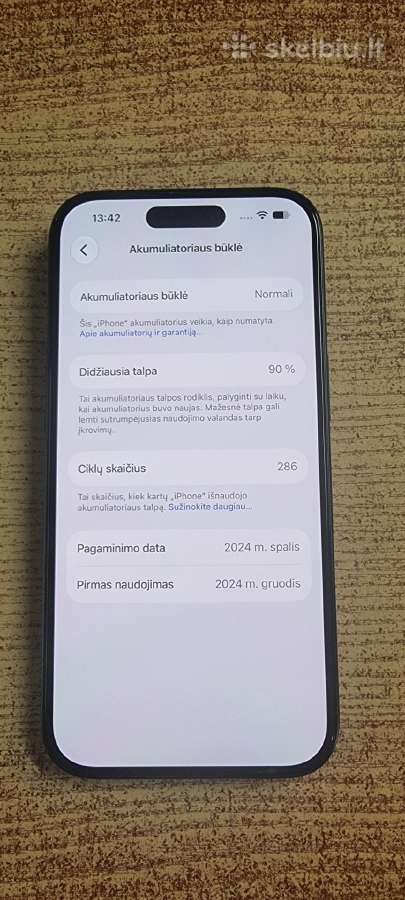 iPhone 15 128gb - nuotraukos Nr. 3