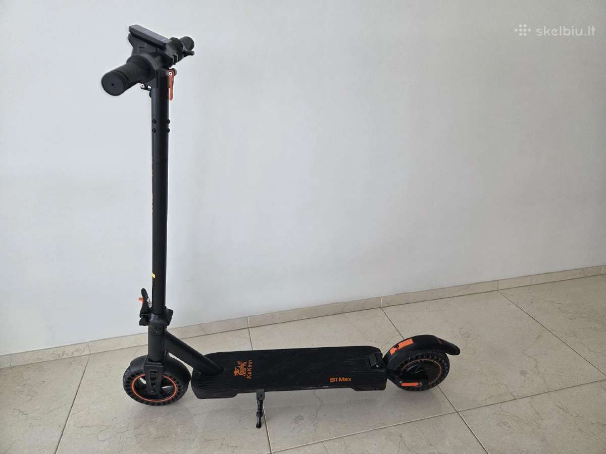 Kukirin S1 Max elektrinis paspirtukas - nuotraukos Nr. 6