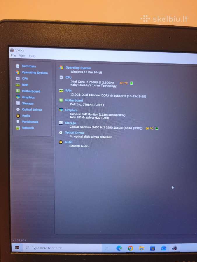 Dell Latitude 5480 ,i7-7600 , 12gb RAM - nuotraukos Nr. 6