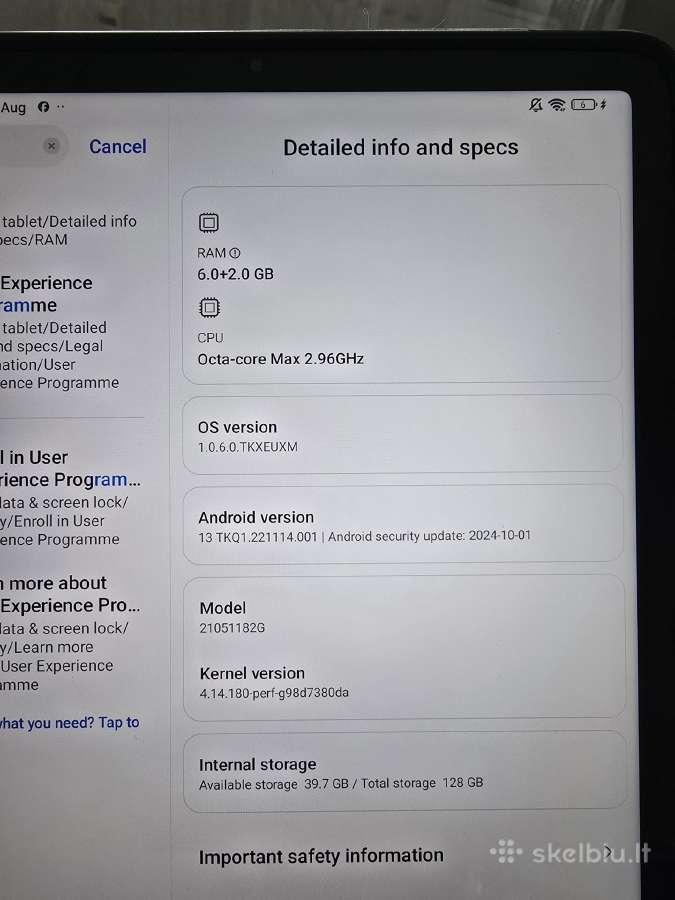 Xiaomi mi pad 5 - nuotraukos Nr. 4