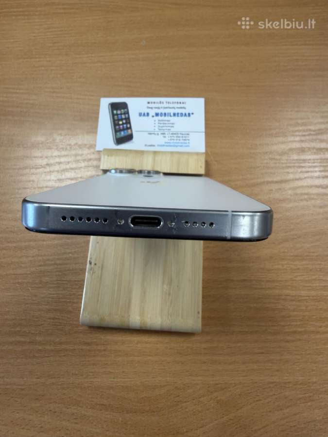 iPhone 15 Pro Max 1tb White Kaina 550eur - nuotraukos Nr. 5