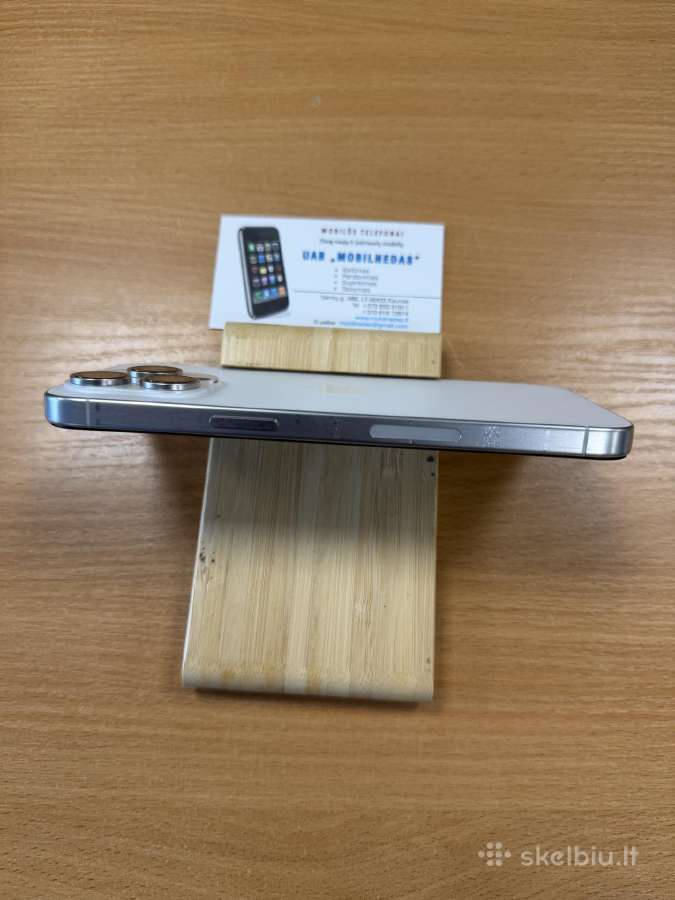 iPhone 15 Pro Max 1tb White Kaina 550eur - nuotraukos Nr. 6