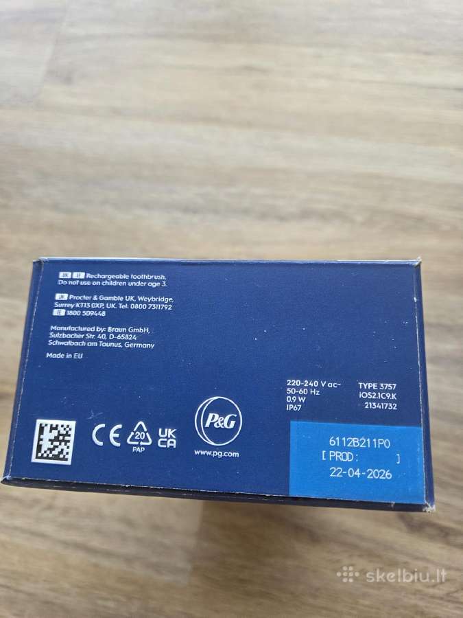 Oral-b io2 Vitality Pro dantų šepetėlis - nuotraukos Nr. 3