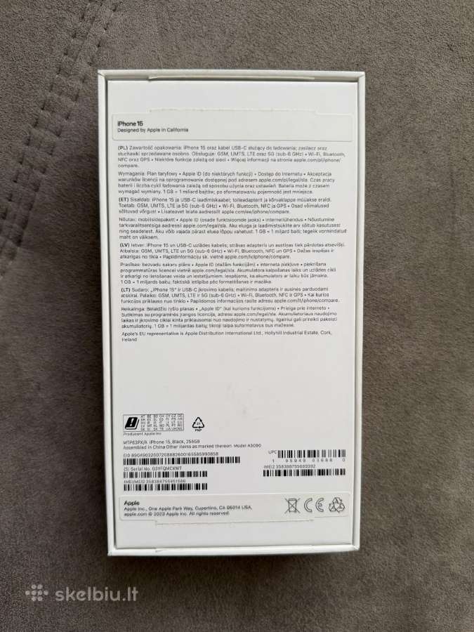 iPhone 15 256gb - nuotraukos Nr. 5