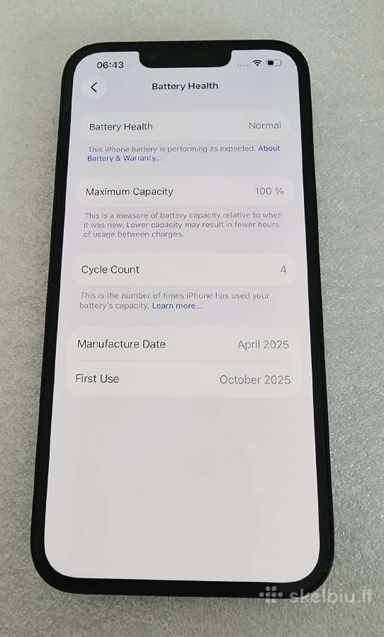 iPhone 16e 128gb - nuotraukos Nr. 3