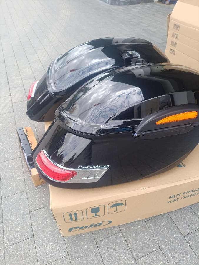 Nauji moto šoniniai krepšiai su tvirtinimo element - nuotraukos Nr. 4