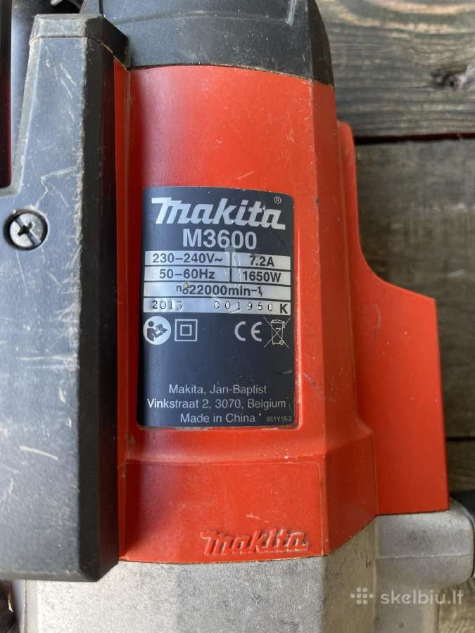 Makita M3600 medžio freza - nuotraukos Nr. 3