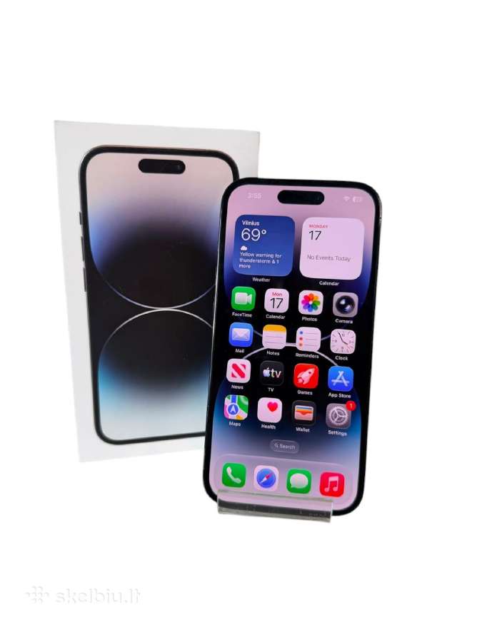 iPhone 14 Pro 128gb + 3 mėn. garantija - nuotraukos Nr. 2