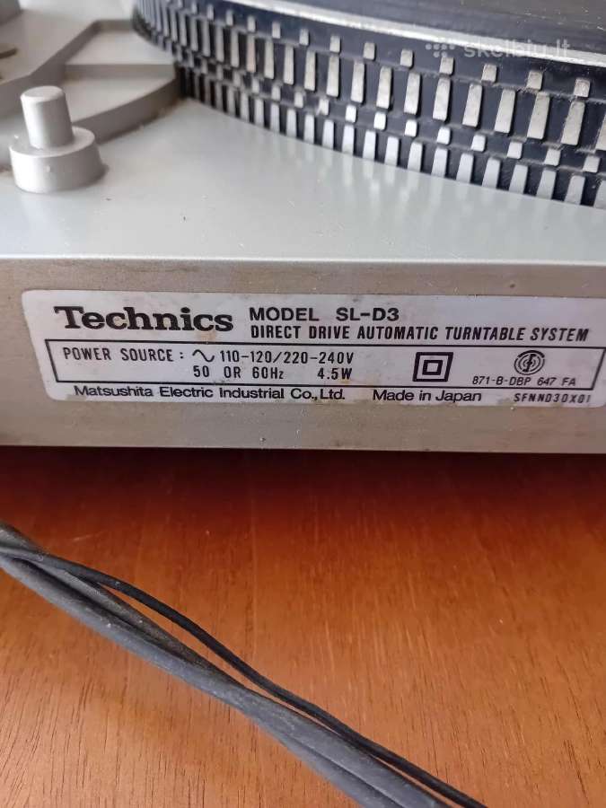 Technics SL-d3 - nuotraukos Nr. 4