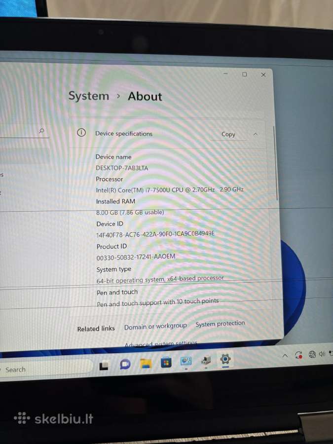 Lenovo Thinkpad X1 Yoga (baterija 85%) - nuotraukos Nr. 7