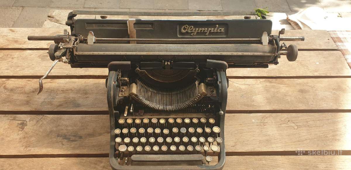 Antikvarinė rašomoji mašinėlė „Olympia Model 8“ - nuotraukos Nr. 2