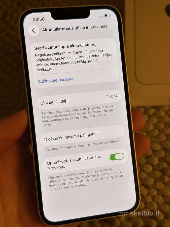 iPhone 13 128gb - nuotraukos Nr. 6