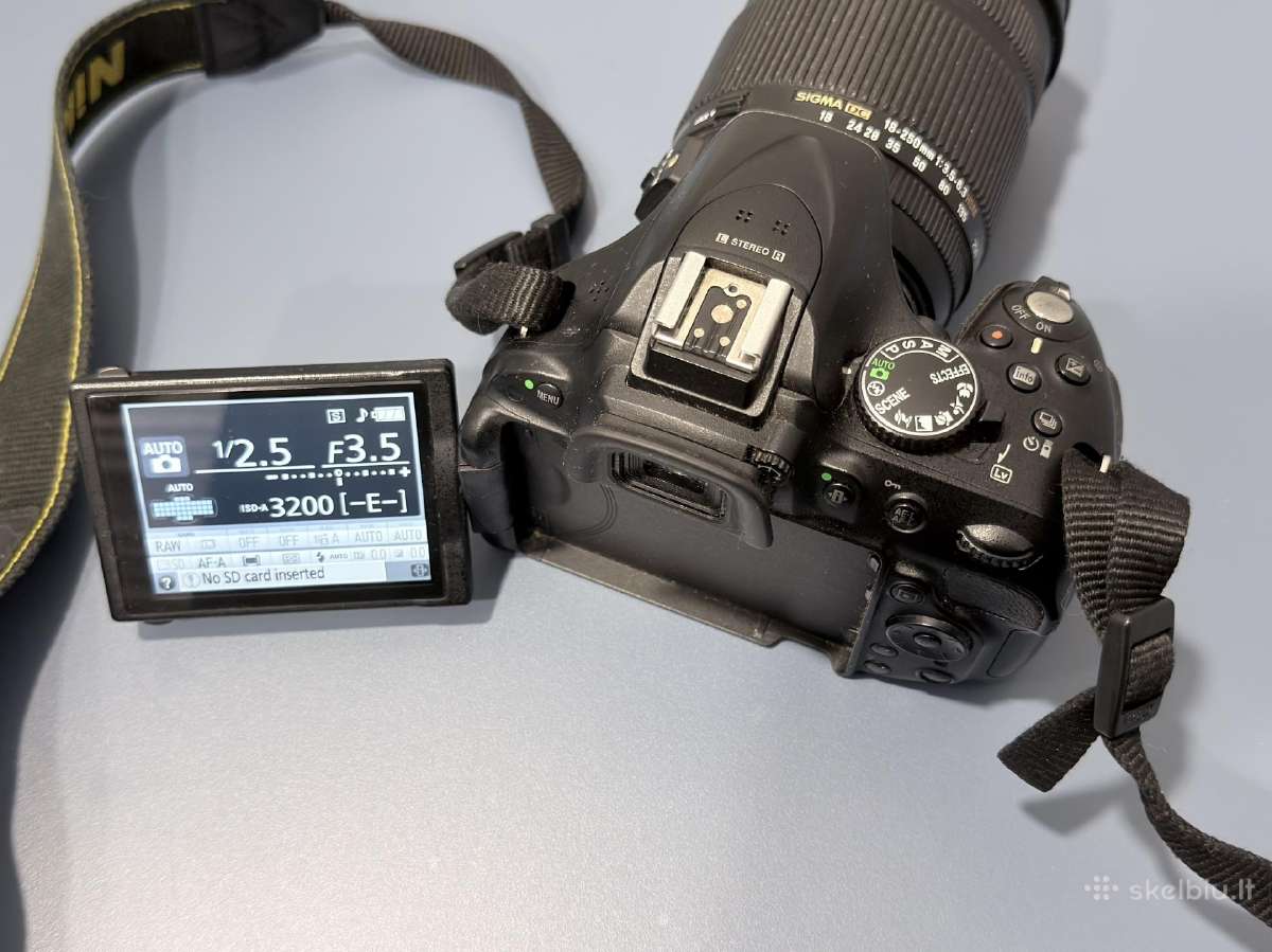 Nikon D5200 + Sigma 18-250 + Yongnuo Speedlite Y - nuotraukos Nr. 13