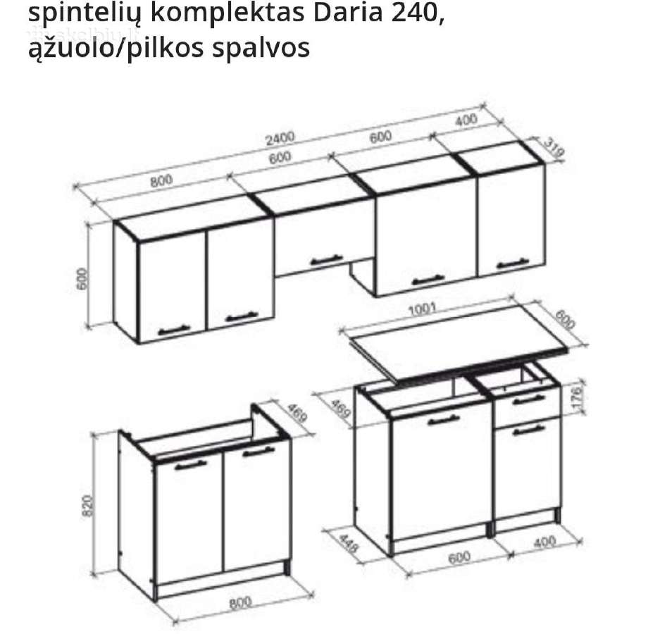 Virtuvės komplektas - nuotraukos Nr. 4