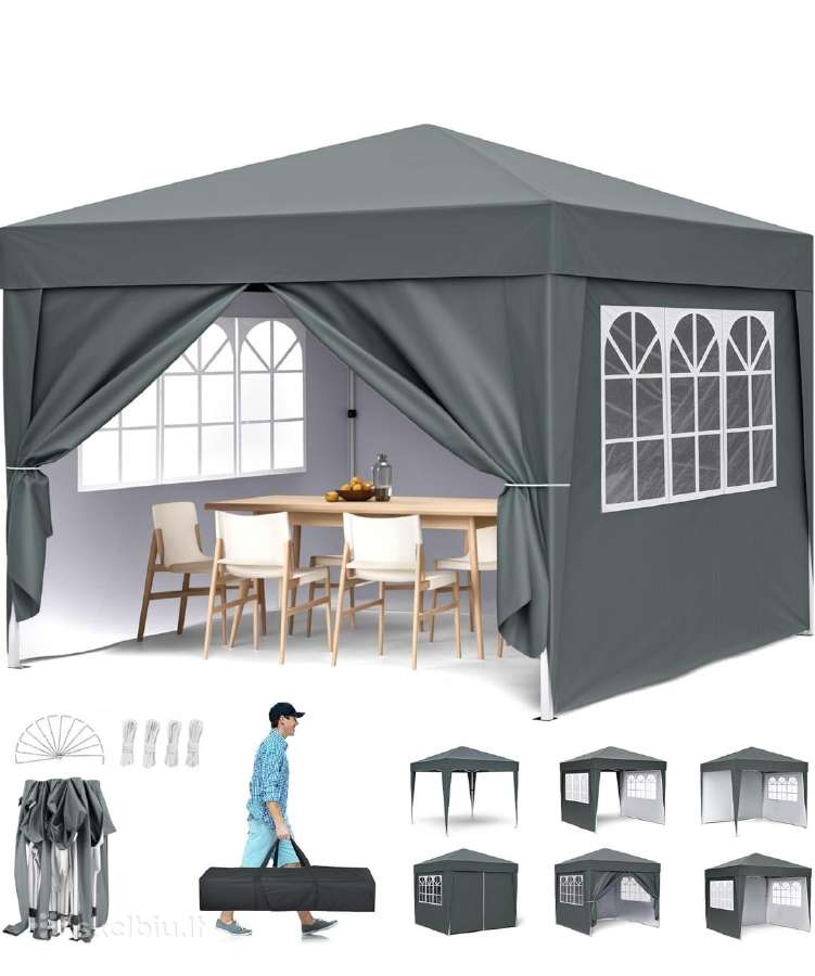 Lauko pavėsinė, palapinė,gazebo,3*3 - nuotraukos Nr. 3