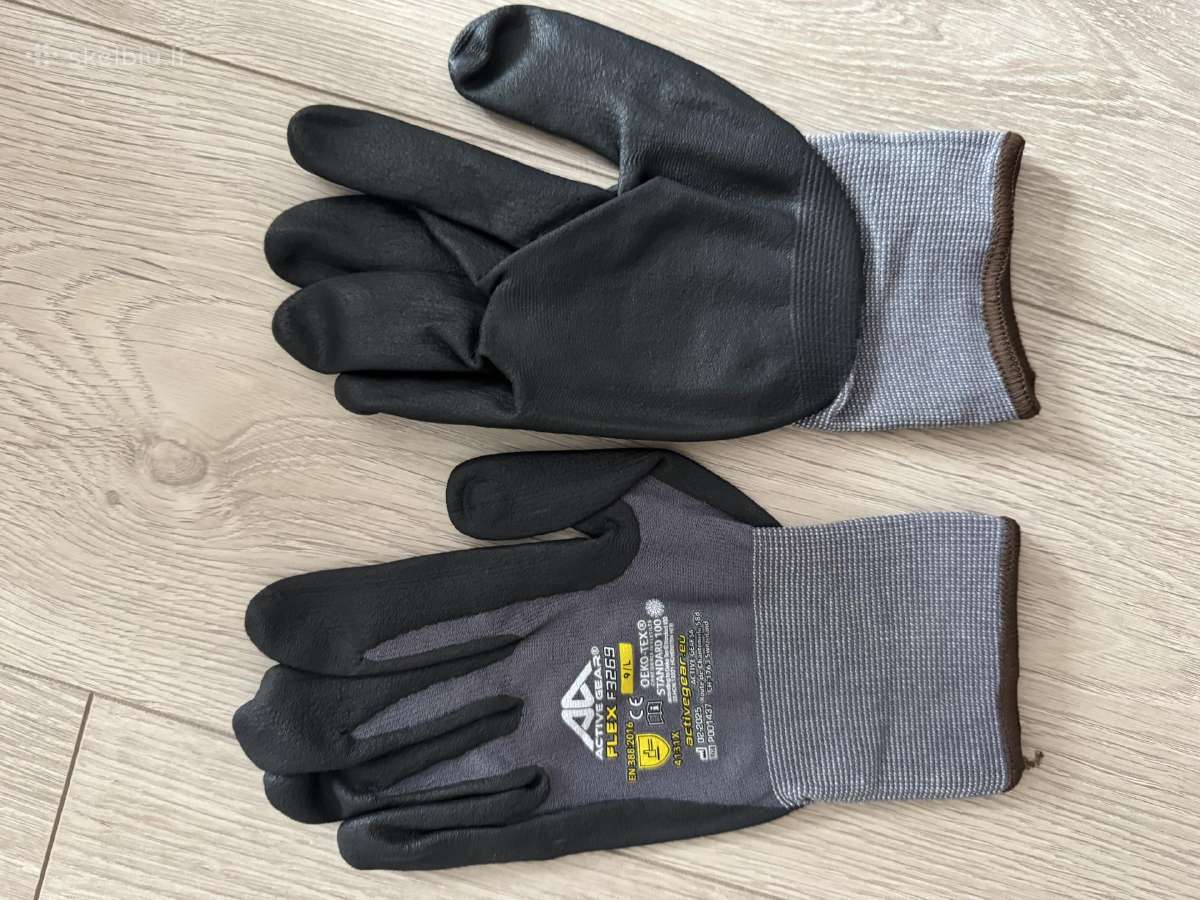 13 vnt. Darbo pirštinės Active Flex, 9 dydis - nuotraukos Nr. 2