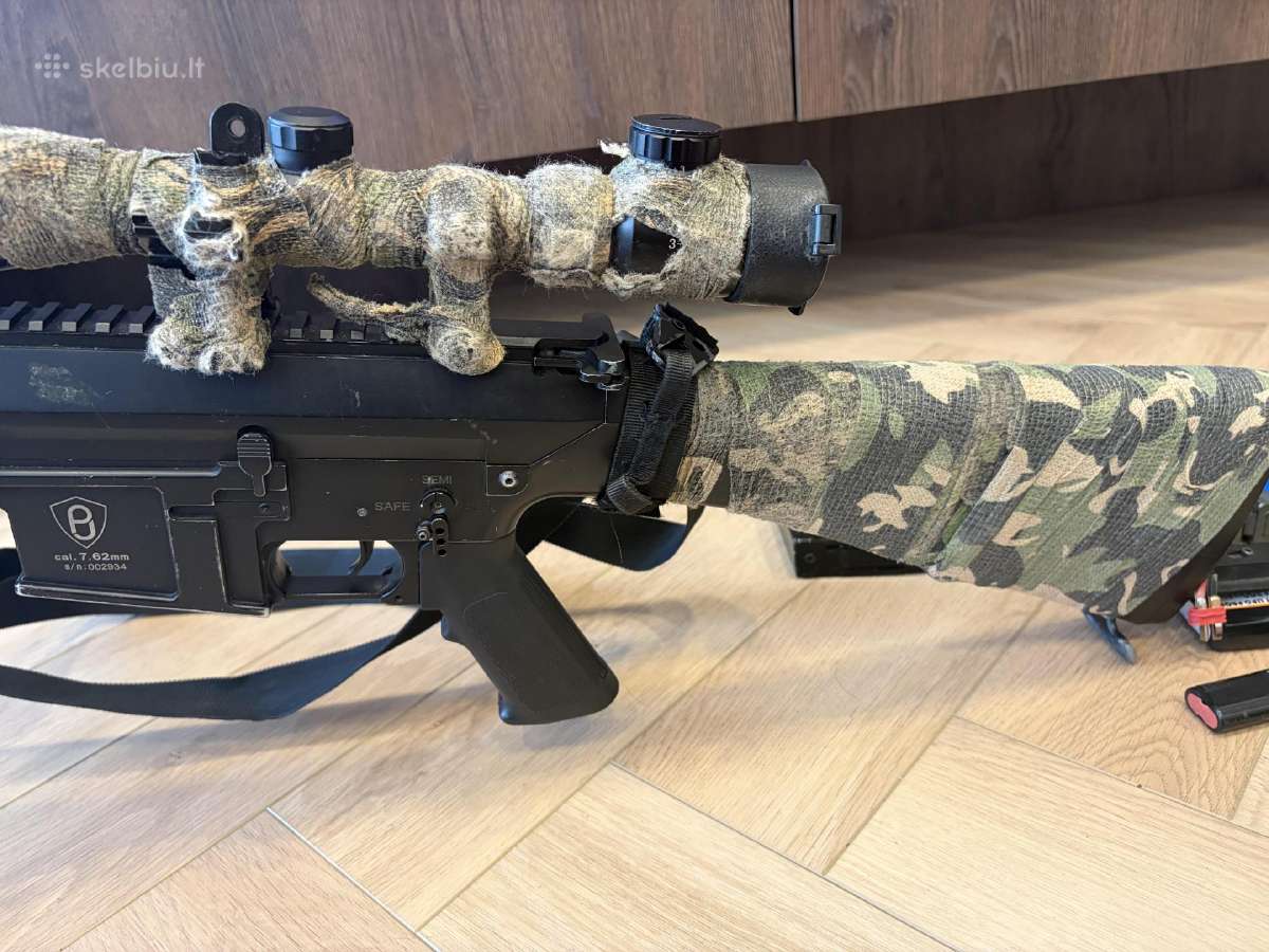 Airsoft Dmr Sr25 + Cyma Cm127 komplektas - nuotraukos Nr. 7