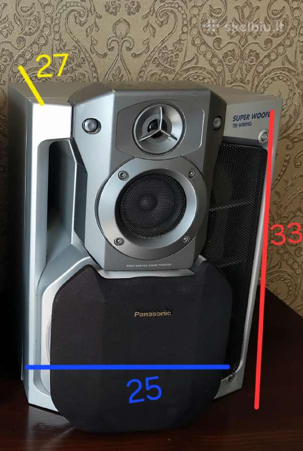 Garso kolonėlės Panasonic - nuotraukos Nr. 3