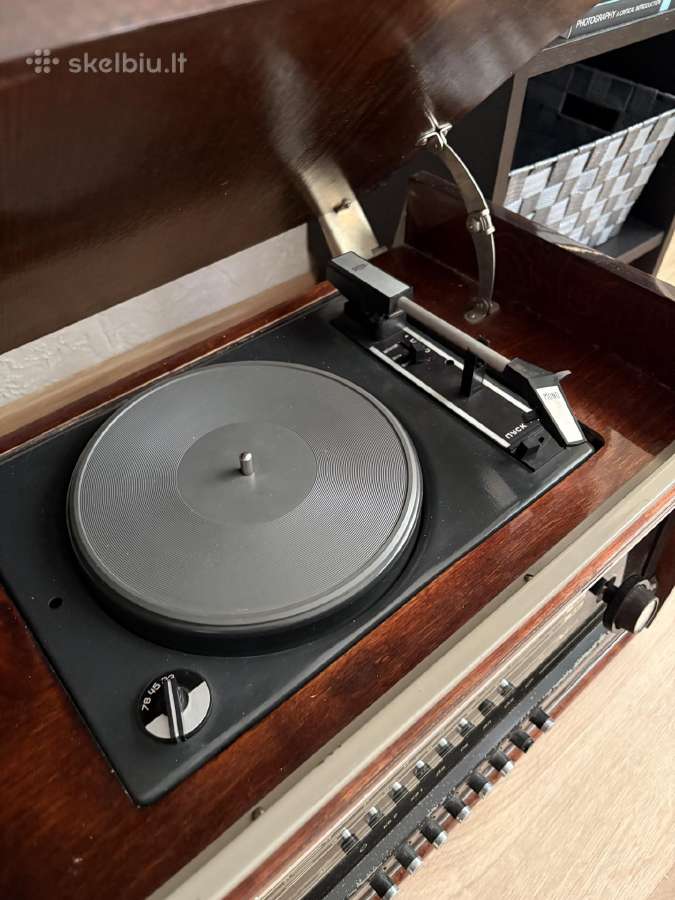 Ural-112 radijas su patefonu + vinilai - nuotraukos Nr. 3