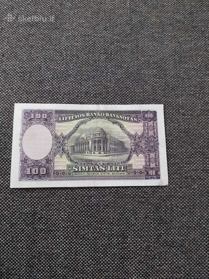 1928m. 100 Litų - nuotraukos Nr. 4
