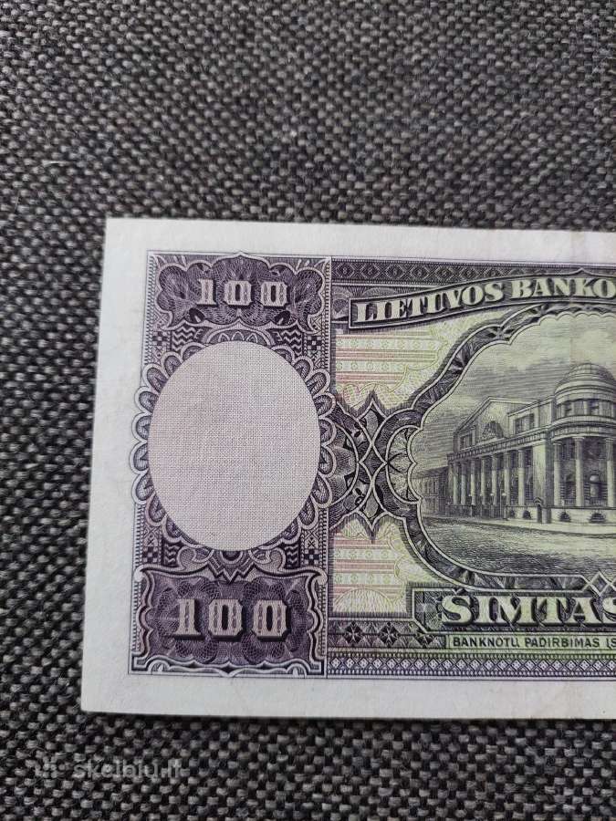 1928m. 100 Litų - nuotraukos Nr. 5