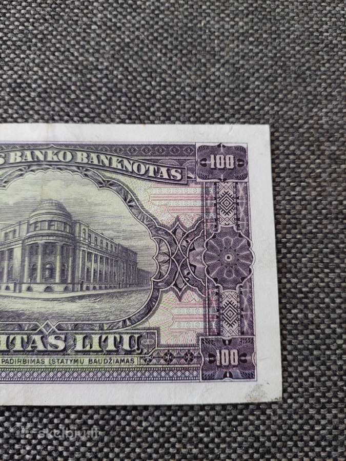 1928m. 100 Litų - nuotraukos Nr. 6