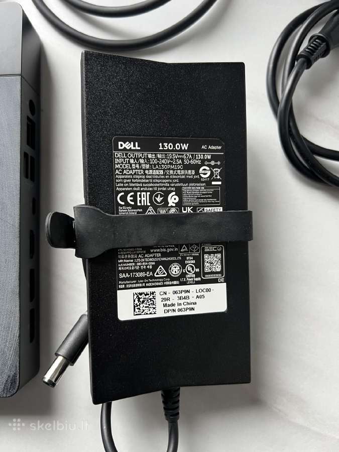 Dell Wd19s Usb-c Docking station - jungčių stotelė - nuotraukos Nr. 4