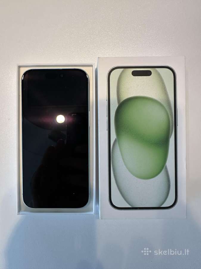 iPhone 15 128gb žalias - nuotraukos Nr. 2