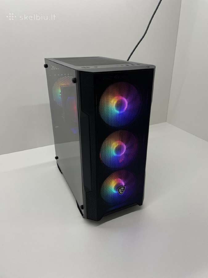 I7-7700, Rx 5700 XT žaidimų kompiuteris - nuotraukos Nr. 3