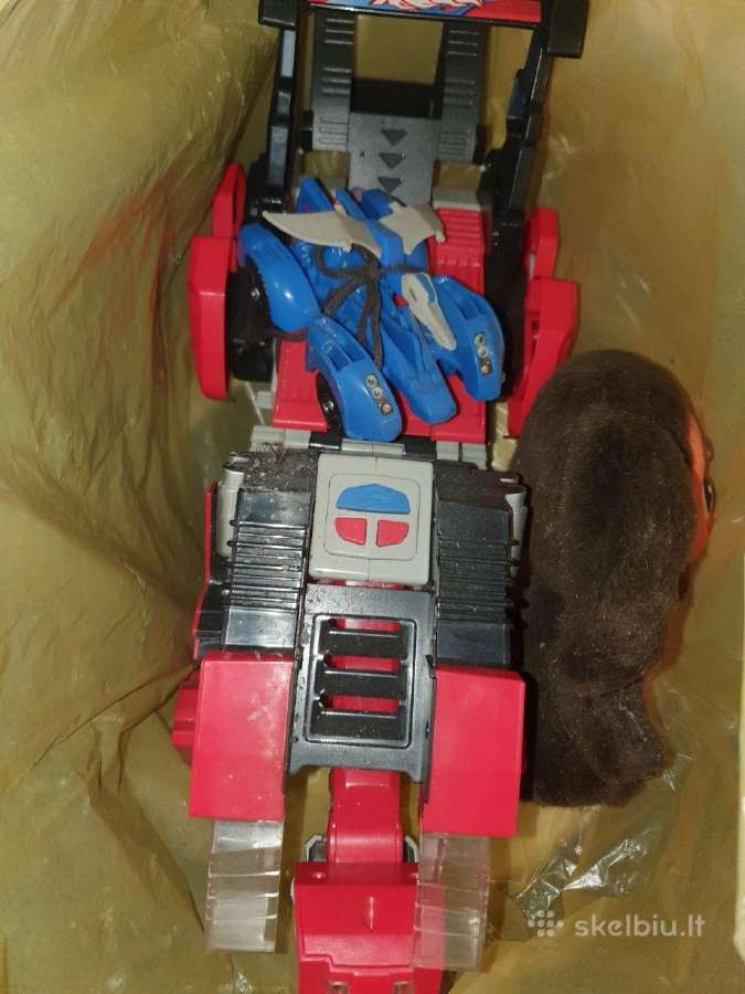 Žaislinis robotas-transformeris ir mašinėlė - nuotraukos Nr. 2