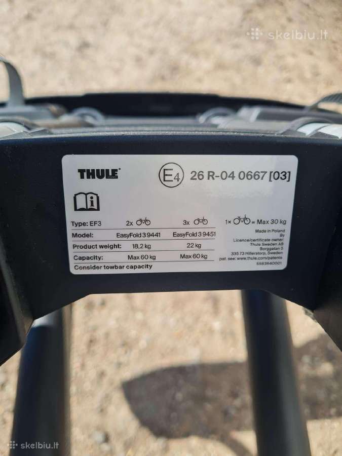 Thule Easyfold 39441 - nuotraukos Nr. 3