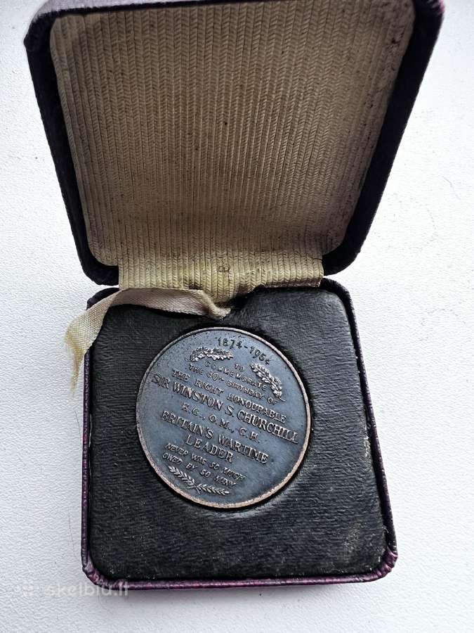 Winston Churchill proginis medalis, 1954 - nuotraukos Nr. 2