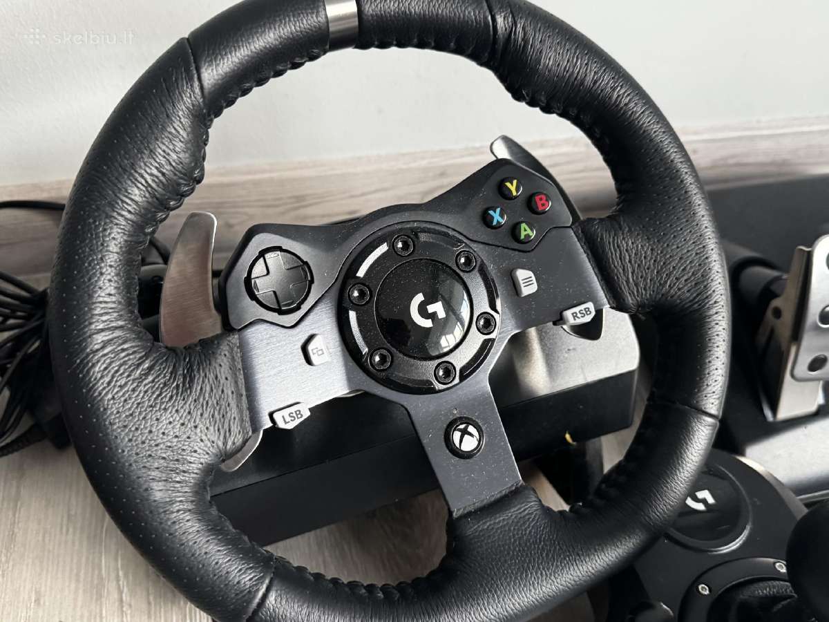 Logitech G920 vairas + pavarų svirtis - nuotraukos Nr. 2