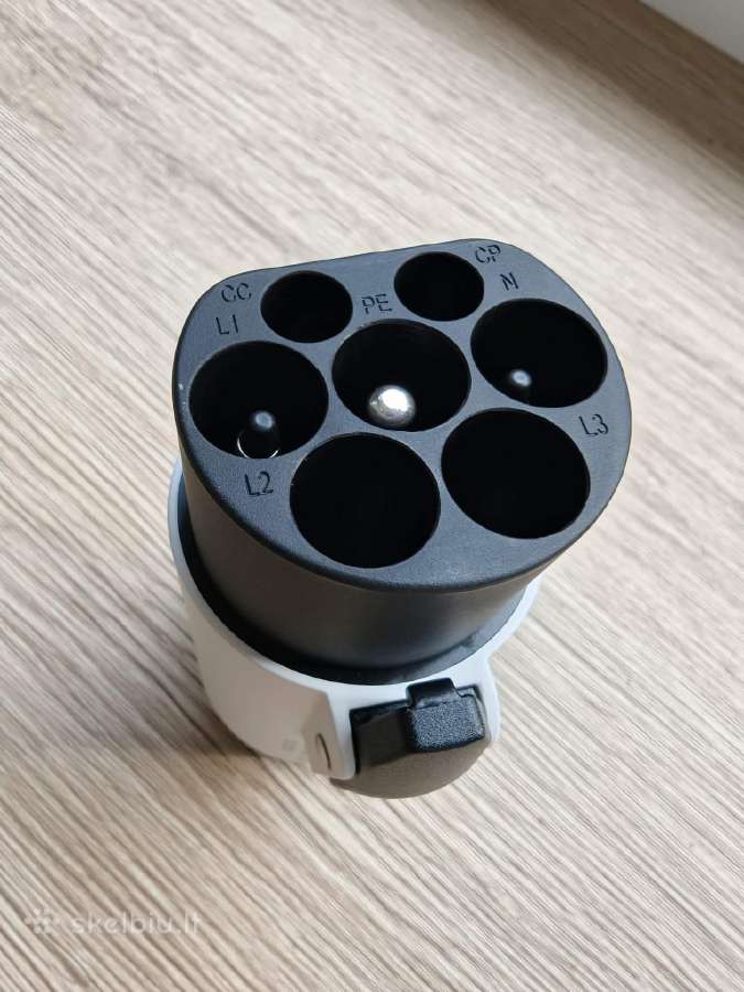 Elektromobilio Type 2 į Type 1 adapteris - nuotraukos Nr. 3