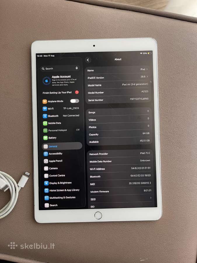 Apple iPad Air 3rd generation - nuotraukos Nr. 3