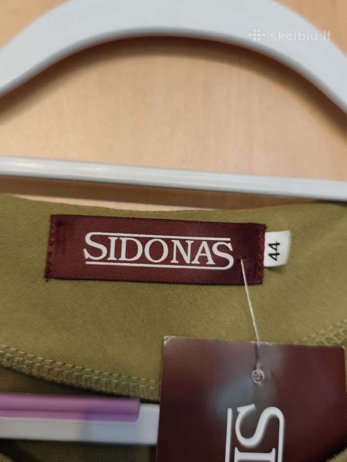 44 dydis ilgomis rankovėmis suknelė su kišenėmis - nuotraukos Nr. 3