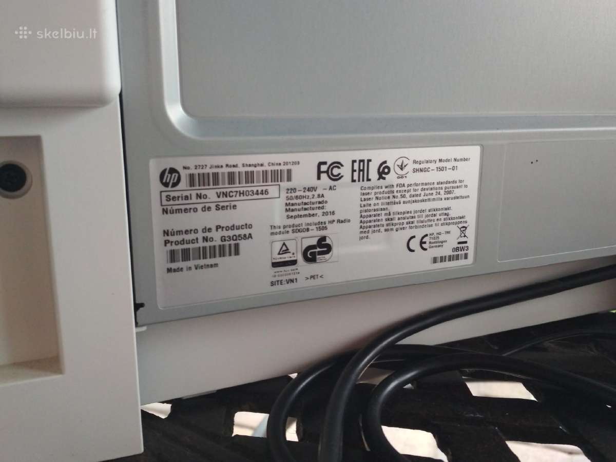 Spaudintuvas Hp Laserjet Pro M130nw G3q58a - nuotraukos Nr. 3