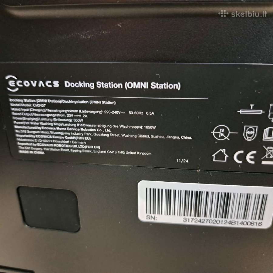 Ecovacs Deebot N30 Pro Omni - nuotraukos Nr. 5