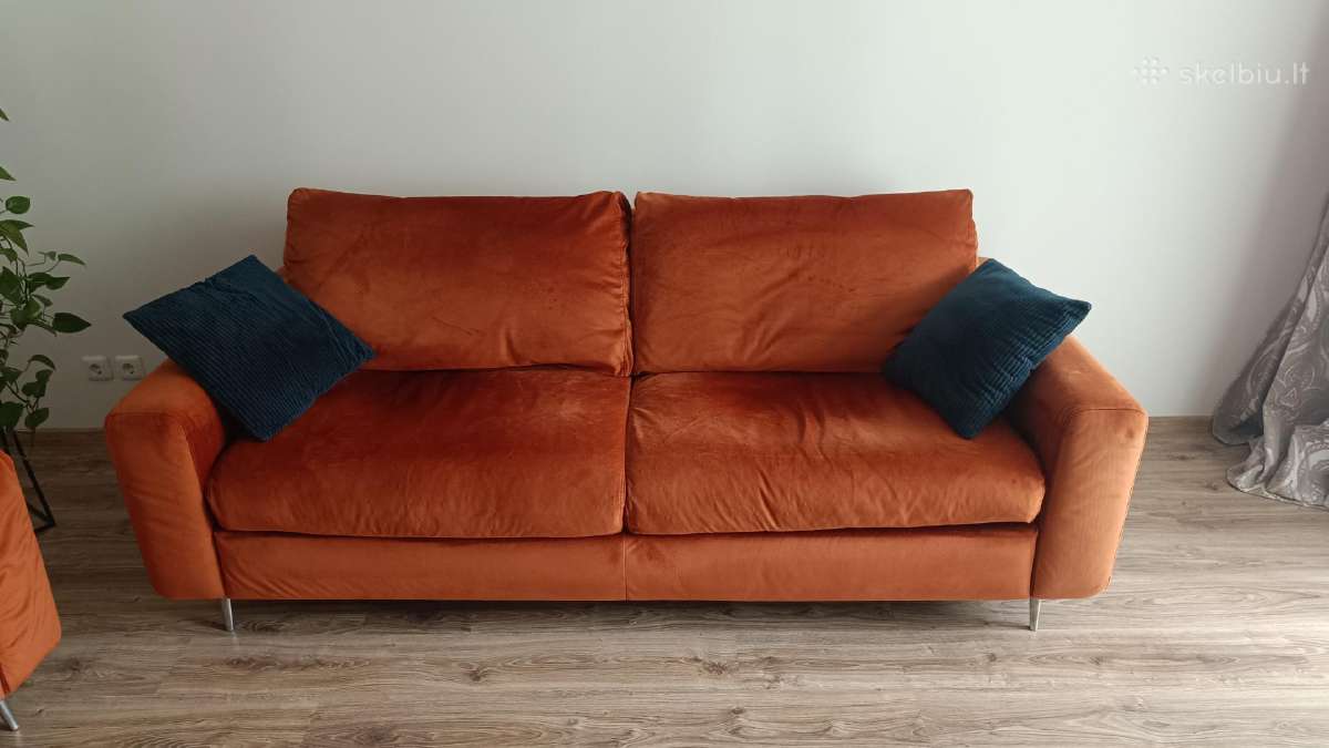 Itališka sofa transformeris su foteliuku. - nuotraukos Nr. 2
