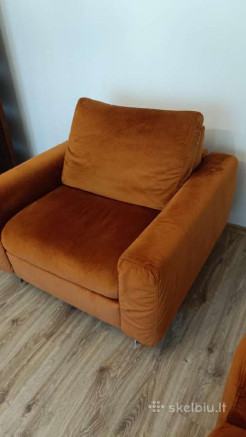 Itališka sofa transformeris su foteliuku. - nuotraukos Nr. 8