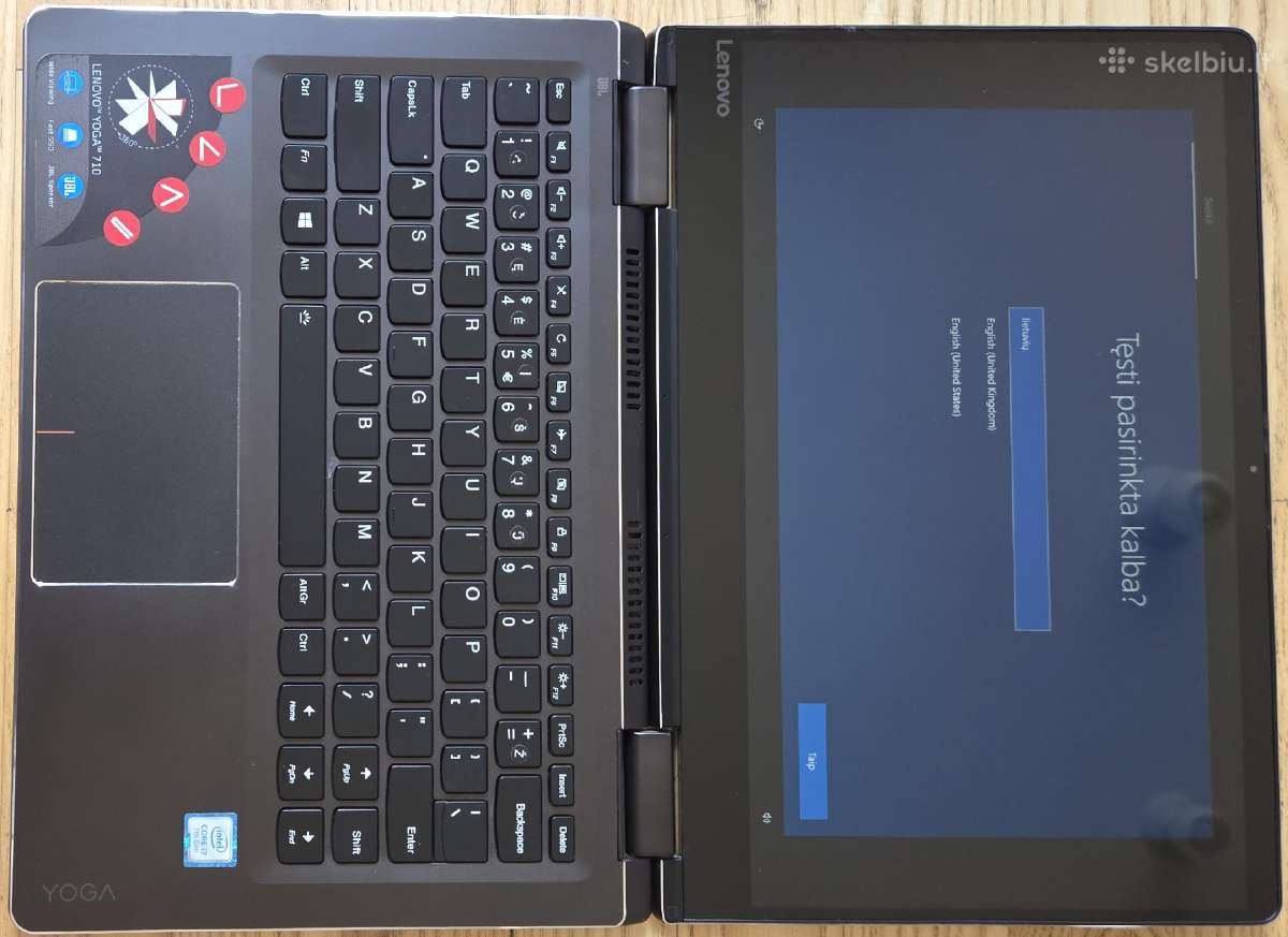 Lenovo Yoga 710-14ikb (2 viename) su dėklu - nuotraukos Nr. 4