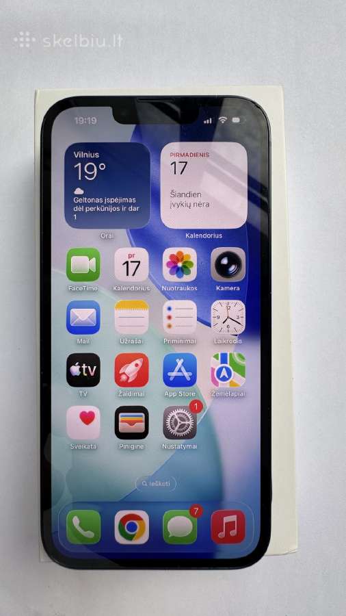 iPhone 13 128gb midnight blue - nuotraukos Nr. 4