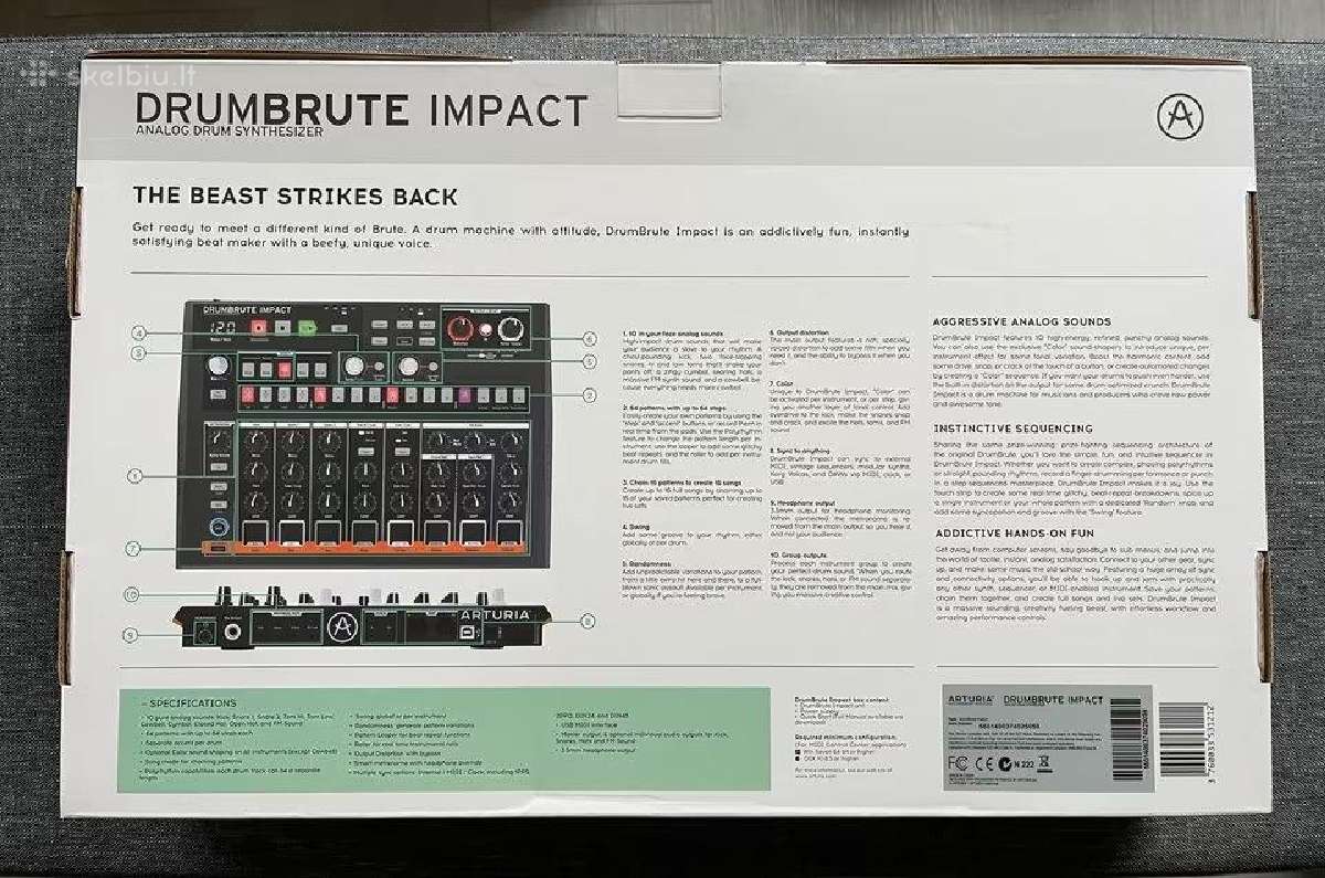 Arturia drumbrute impact - nuotraukos Nr. 14