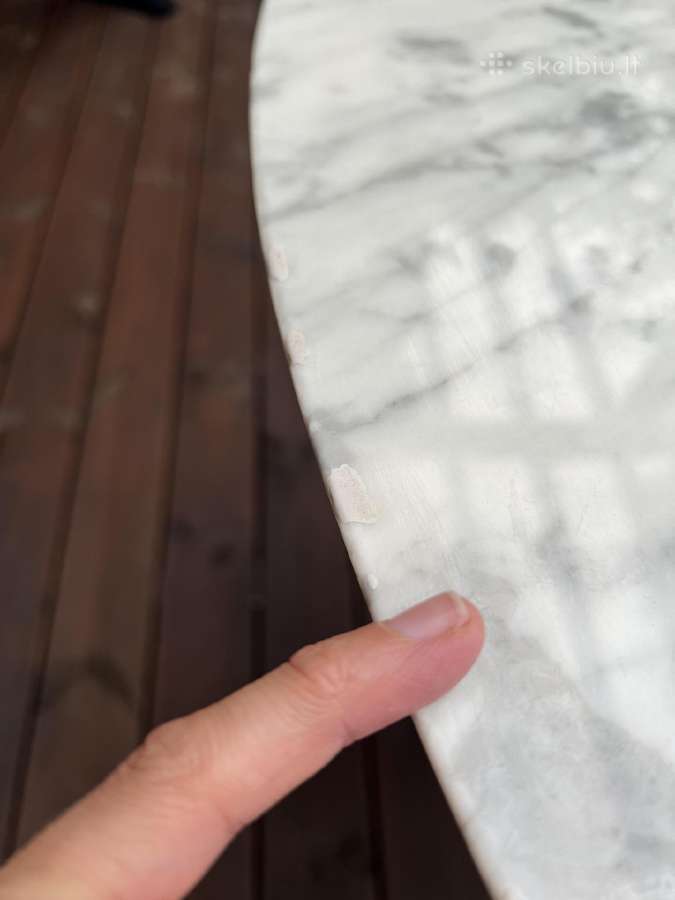 Tikro Carrara marmuro valgomojo stalas 2-4asmenims - nuotraukos Nr. 11