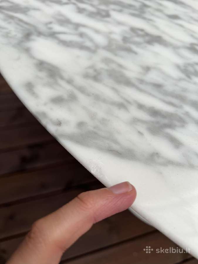 Tikro Carrara marmuro valgomojo stalas 2-4asmenims - nuotraukos Nr. 14