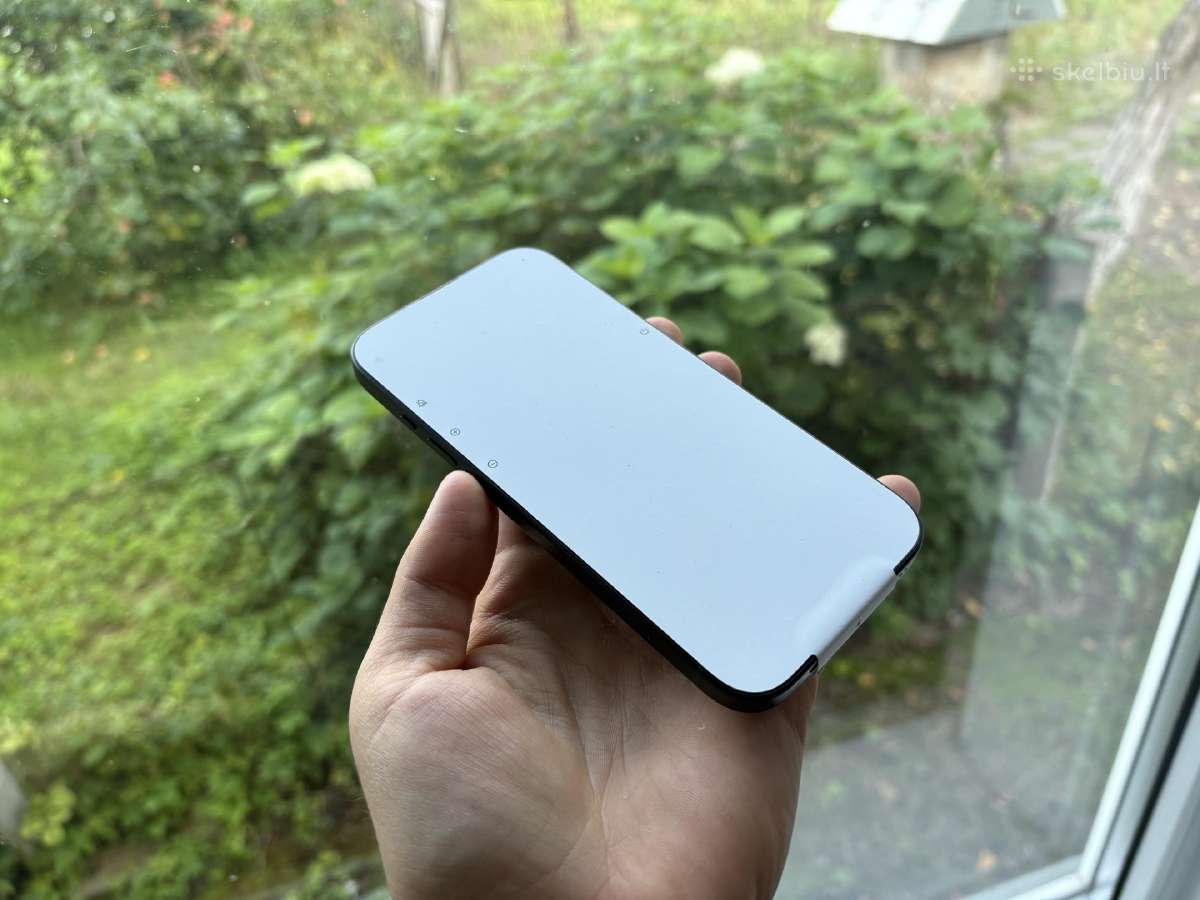 iPhone 15 128 GB telefonas, juodos spalvos. - nuotraukos Nr. 3